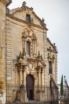 Church of Santa Cecilia is located in the old town of Ronda, Spain