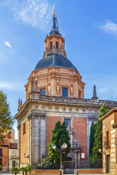 Church of San Andres located in Madrid city center, Spain