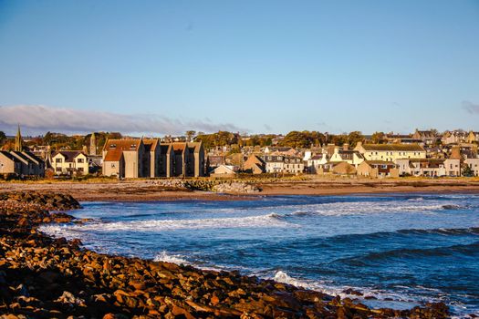 The beautiful City Stonehaven in Scotland, United Kingdom
