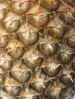 pattern of ripe pineapple background