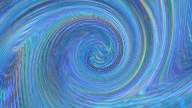 Abstract rainbow holographic background spiral.