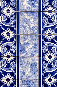 Colorful tiles of Lisbon, Portugal