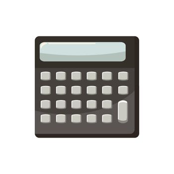 Calculator icon in cartoon style on a white background