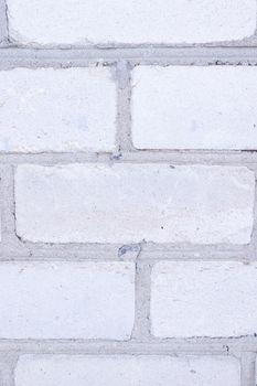 Old white brick wall. Close-up. Horizontal view. abstract Background. brick wall structure. Template design for web banners. Texture