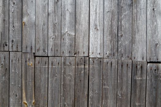 gray messy wooden planks wall suface texture and background.