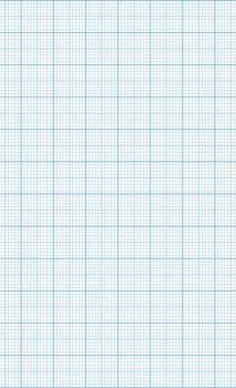 Graph paper. Printable millimeter grid paper with color lines. Geometric pattern for school, technical engineering line scale measurement. Realistic lined paper blank size Legal.