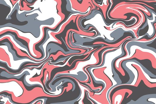 Fluid art. Modern artwork background. Mixture of acrylic paints. Abstract liquid painting marble texture, colorful gradient waves. Vector design for banner, flyer, business card, cover, invitation.