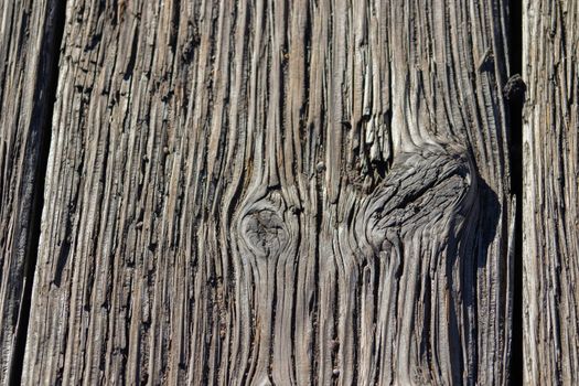 Wood Grain background close up of bridge planks . High quality photo