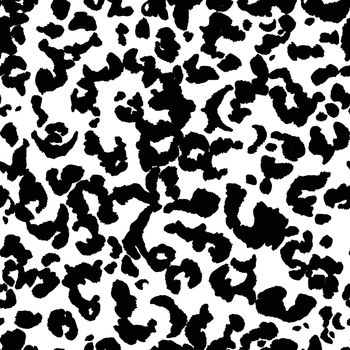 Abstract modern leopard seamless pattern. Animals trendy background. Black and white decorative vector illustration for print, card, postcard, fabric, textile. Modern ornament of stylized skin.