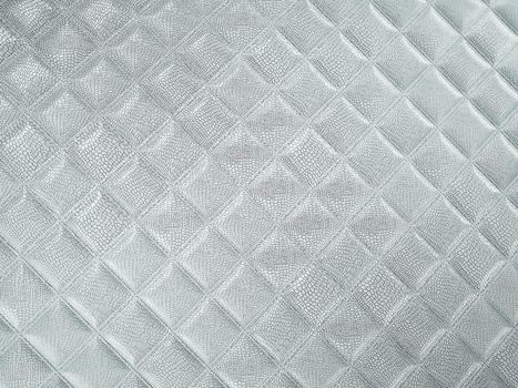 Alligator or snake Leather. Square stitched texture or background with bumps. 3d render, 3d illustration