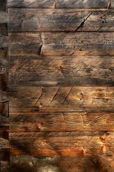 Wooden Rustic texture or background. Aged wood wall and boards