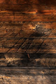 Wooden Rustic texture or background. Aged wood wall and boards