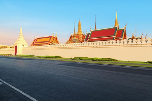 Wat Phra Kaew - The Temple of Emerald Buddha in Bangkok, Thailand