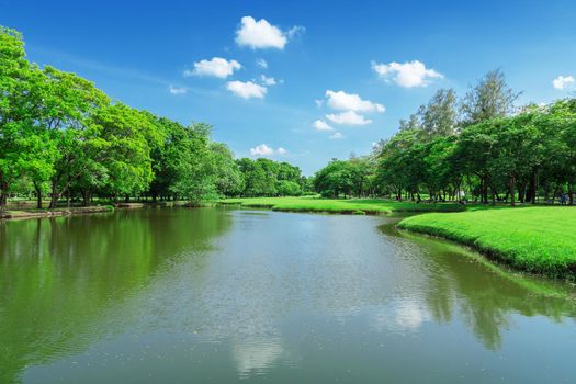 Wachirabenchathat Park, State Railway Public Park, public park in Chatuchak district, Bangkok, Thailand