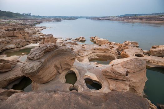 Sam Pan Bok (Grand Canyon of Thailand), Ubon Ratchathani, Thailand