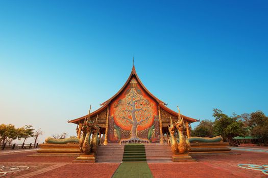 Sirindhorn Wararam Phu Prao Temple (Wat Phu Prao)in Ubon Ratchathani province, Thailand.