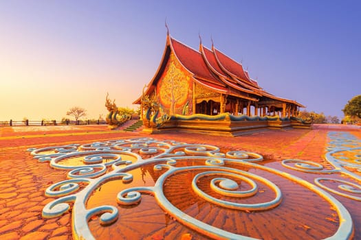 Sirindhorn Wararam Phu Prao Temple (Wat Phu Prao)in Ubon Ratchathani province, Thailand.