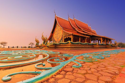 Sirindhorn Wararam Phu Prao Temple (Wat Phu Prao)in Ubon Ratchathani province, Thailand.