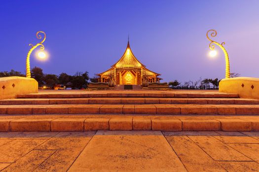 Sirindhorn Wararam Phu Prao Temple (Wat Phu Prao)in Ubon Ratchathani province, Thailand.