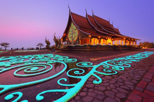 Sirindhorn Wararam Phu Prao Temple (Wat Phu Prao)in Ubon Ratchathani province, Thailand.