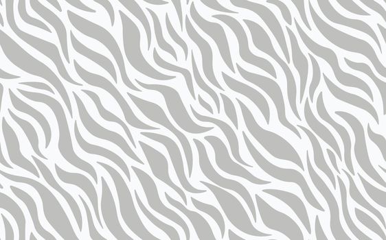 Abstract modern zebra seamless pattern. Animals trendy background. White and grey decorative vector stock illustration for print, card, postcard, fabric, textile. Modern ornament of stylized skin.