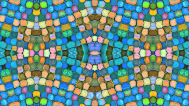 Abstract textured multicolored mosaic background.