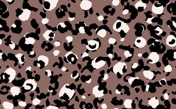 Abstract modern leopard seamless pattern. Animals trendy background. Colorful decorative vector stock illustration for print, card, postcard, fabric, textile. Modern ornament of stylized skin.