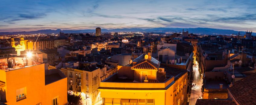 Aerial panorama of Tarragona. Tarragona, Catalonia, Spain.
