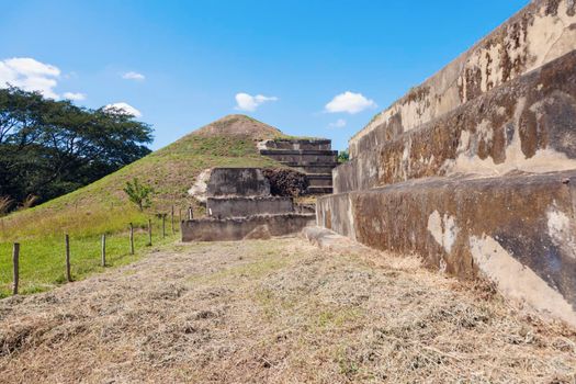 San Andres ruins in El Salvador. La Libertad, El Salvador.