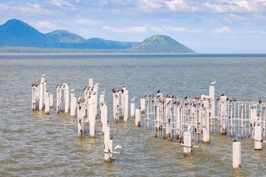 Lake Xolotlan in Managua. Managua, Nicaragua.
