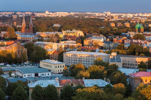 Panorama of Riga. Riga, Latvia