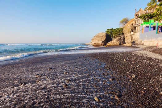El Tunco Beach in Salvador. El Tunco, El Salvador.