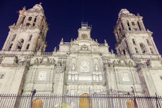 Metropolitan Cathedral in Mexico City. Mexico City, Mexico.