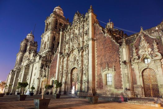 Metropolitan Cathedral in Mexico City. Mexico City, Mexico.