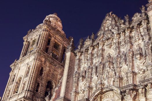 Metropolitan Cathedral in Mexico City. Mexico City, Mexico.