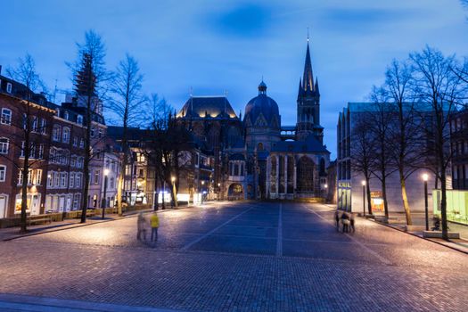 Aachen Cathedral in Aachen. Aachen, North Rhine-Westphalia, Germany.