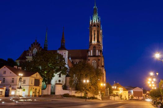 Cathedral Basilica of the Assumption of the Blessed Virgin Mary in Bialystok. Bialystok, Podlaskie, Poland.