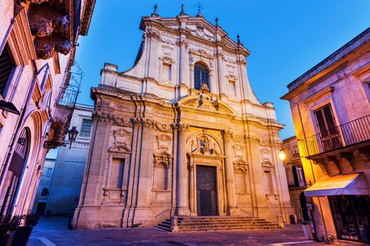 St Irene Church in Lecce. Lecce, Apulia, Italy
