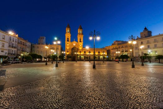 San Antonio Church in Cadiz. Cadiz, Andalusia, Spain.