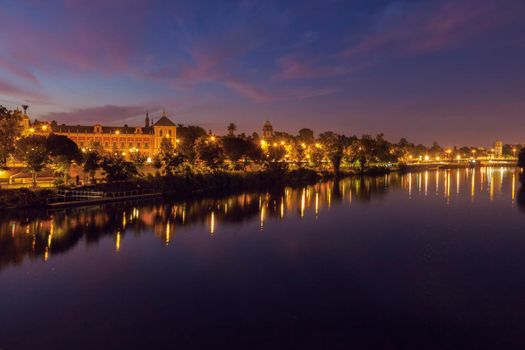 Palace of San Telm in Seville. Seville, Andalusia, Spain.