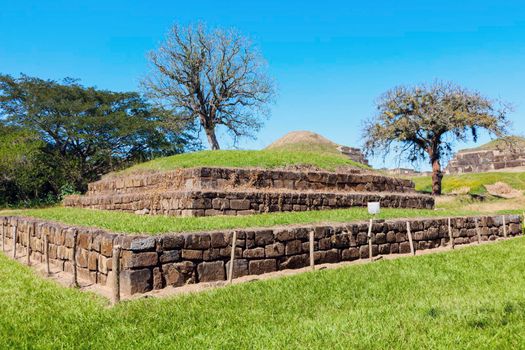 San Andres ruins in El Salvador. La Libertad, El Salvador.