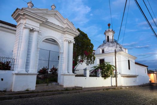 Santa Lucia Church in Suchitoto. Suchitoto, Cuscatlan, El Salvador.