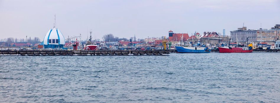 Panoramic view of Hel. Hel, Pomerania, Poland.