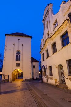 Grudziadz Gate in Chelmno. Chelmno, Kuyavian-Pomeranian, Poland.
