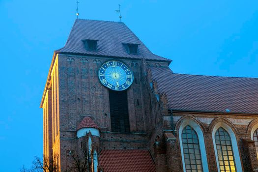Cathedral of St. John the Baptist and St. John the Evangelist in Torun. Torun, Kuyavian-Pomeranian Voivodeship, Poland.
