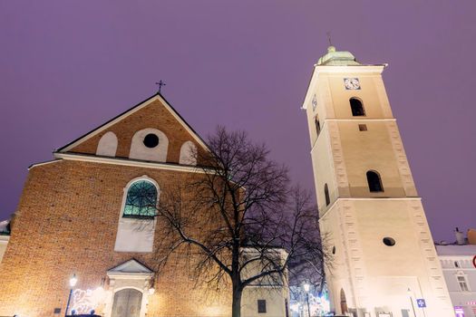 Fara Church in Rzeszow. Rzeszow, Podkarpackie, Poland.