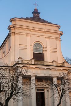 St. Stanislaus Church in Siedlce. Siedlce, Masovia, Poland.