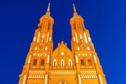 Church Of the Blessed Virgin Mary in Siedlce. Siedlce, Masovia, Poland.