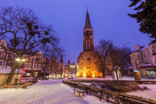Church of St. George in Sopot. Sopot, Pomerania, Poland.