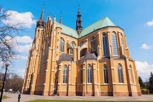 Cathedral of the Protection of the Blessed Virgin Mary in Radom. Radom, Mazovia, Poland.